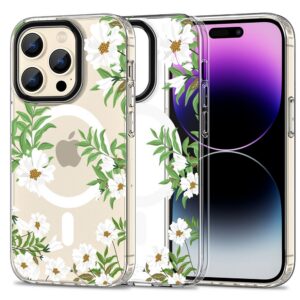 Dėklas Tech-Protect Magmood MagSafe iPhone 15 Pro Spring Daisy