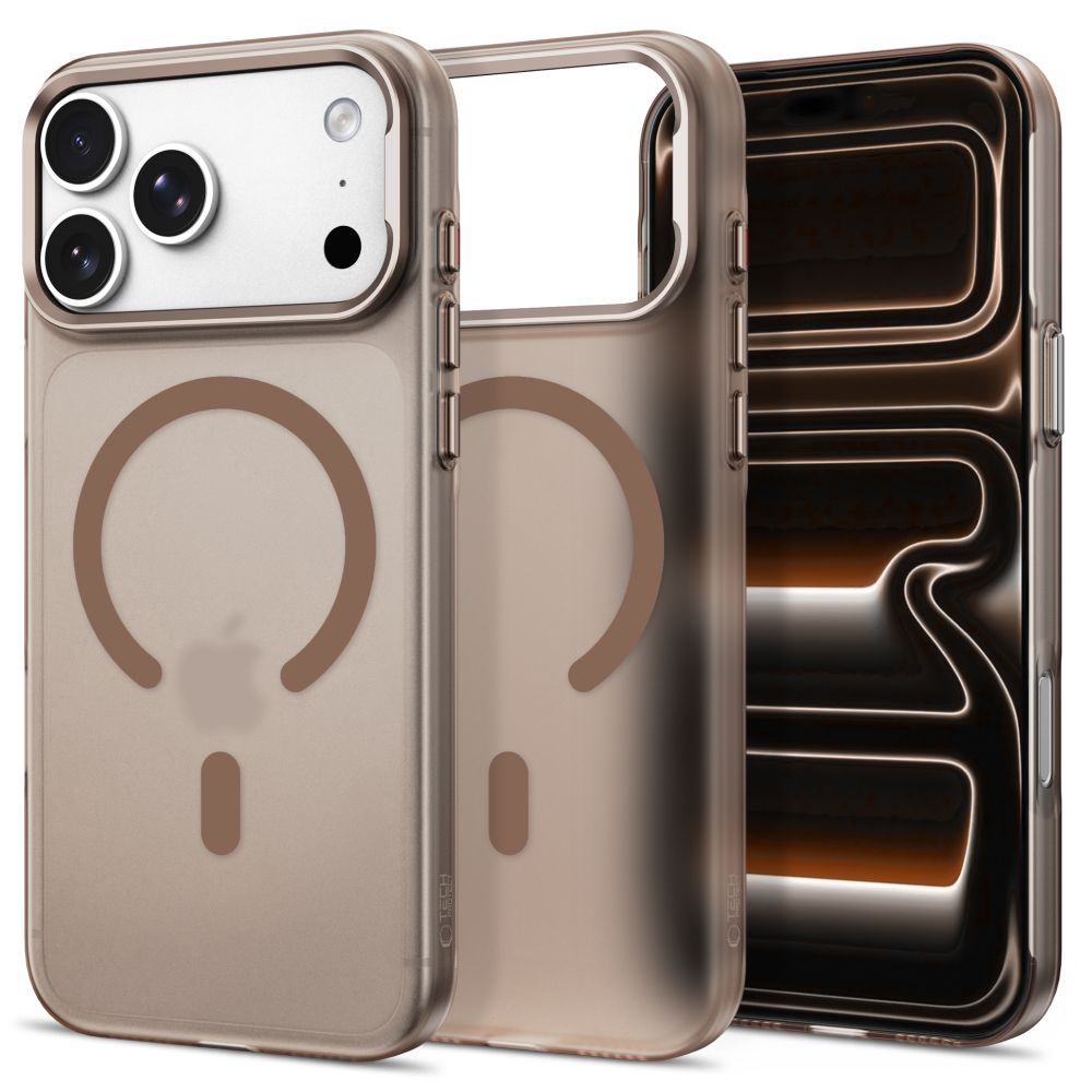 Dėklas Tech-Protect MagZero MagSafe iPhone 17 Pro / 18 Pro, matinis auksinis