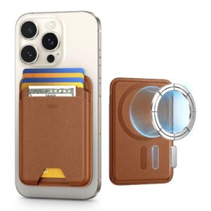 Piniginė ESR Classic Magnetic Wallet MagSafe, karamelinė ruda