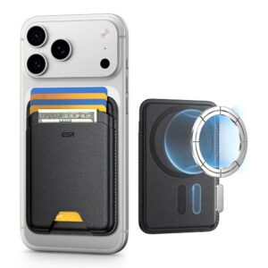 Piniginė ESR Classic Magnetic Wallet MagSafe, tamsiai juoda