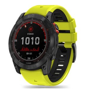 Dirželis Tech-Protect IconBand Pro Garmin Fenix 5X / 5X Plus / 6X / 6X Pro / 7X / 8 / 8 Pro (51 mm), žalias/juodas
