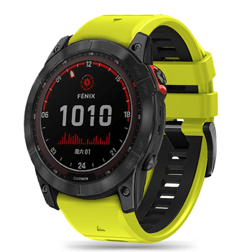 Dirželis Tech-Protect IconBand Pro Garmin Fenix 5X / 5X Plus / 6X / 6X Pro / 7X / 8 / 8 Pro (51 mm), žalias/juodas