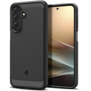 Dėklas Spigen Rugged Armor Galaxy A27 5G, matinis juodas