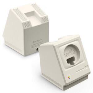 Stovas Spigen Classic LS Apple Watch ir AirPods, akmens spalvos