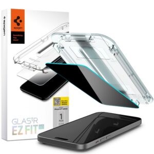 Apsauginis stiklas Spigen Glas.tR "EZ Fit" iPhone 15 Plus / 16 Plus Privacy