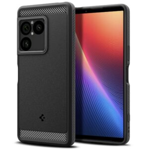 Dėklas Spigen Rugged Armor Sony Xperia 1 VIII, matinis juodas