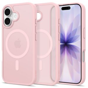 Dėklas Tech-Protect BasicMag MagSafe iPhone 17, matinis rožinis