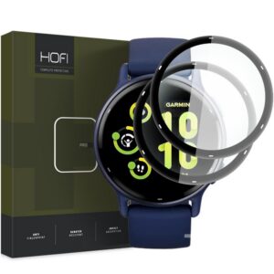 Apsauginis stiklas Hofi Hybrid Pro+ 2 vnt. Garmin Vivoactive 5, juodas