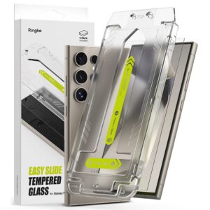 Apsauginis stiklas Ringke Easy Slide, Galaxy S24 Ultra, 2 vnt., skaidrus