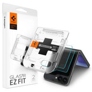 Apsauginis stiklas Spigen Glas.tR EZ Fit Galaxy Z Flip 5 / 6 / 7 FE, 2 vnt., skaidrus