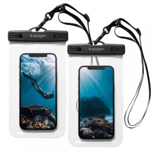 Dėklas Spigen A601 Universal Waterproof, 2 vnt., skaidrus