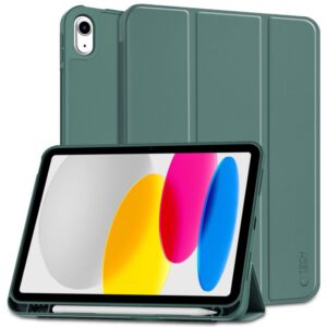 Dėklas Tech-Protect SmartCase Pen iPad 10.9" 10 (2022) / 11" 11 (2025), žalias