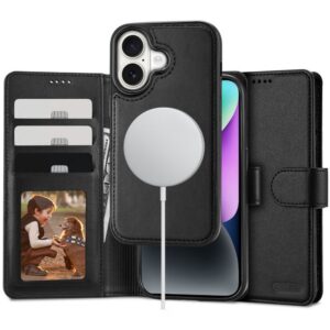 Dėklas Tech-Protect Wallet Magsafe iPhone 16, juodas