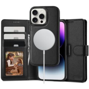 Dėklas Tech-Protect Wallet Magsafe iPhone 16 Pro, juodas