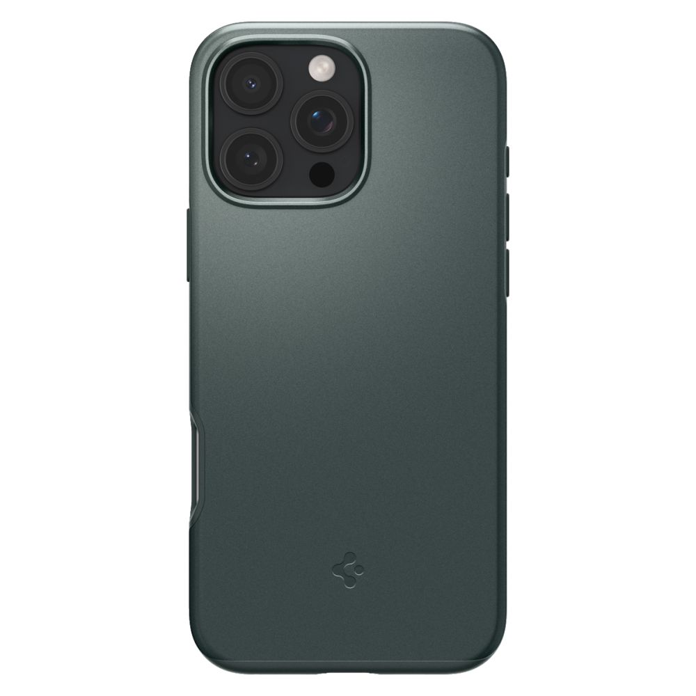 Dėklas Spigen Thin Fit Mag MagSafe iPhone 16 Pro Max, tamsiai žalias - Image 3