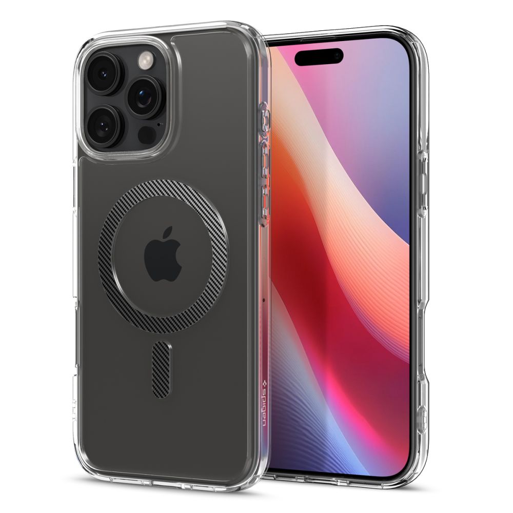 Dėklas Spigen Ultra Hybrid MagSafe iPhone 16 Pro Max, karbono pluošto - Image 2