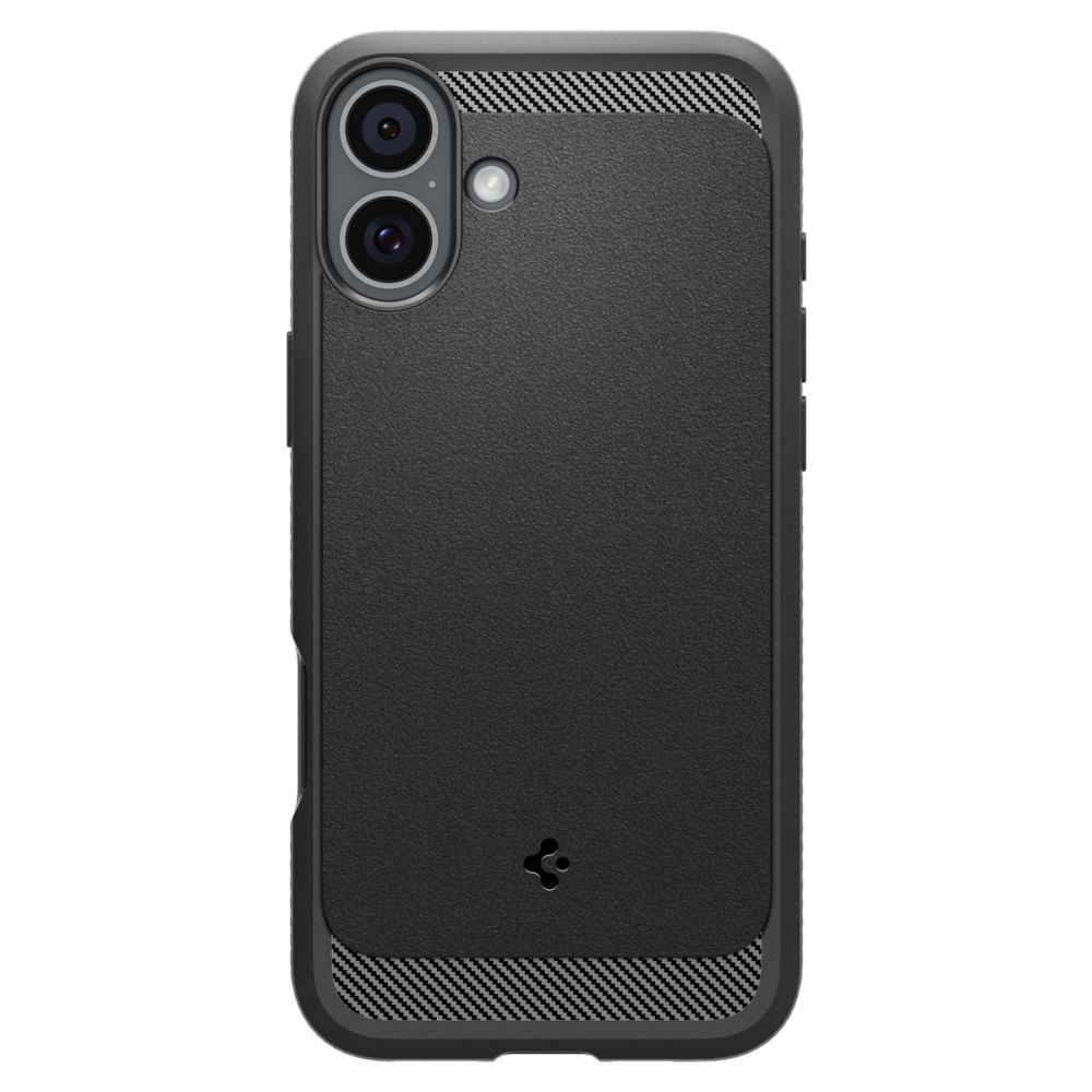 Dėklas Spigen Rugged Armor Mag MagSafe iPhone 16, matinis juodas - Image 3