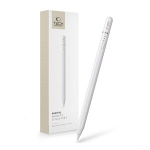 Jutiklinis rašiklis Tech-Protect Digital Magnetic Stylus Pen 3, iPad, baltas