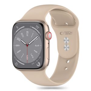Dirželis Tech-Protect Silicone Apple Watch 8/9/10/11/SE/Ultra (44/45/46/49 mm), rudas