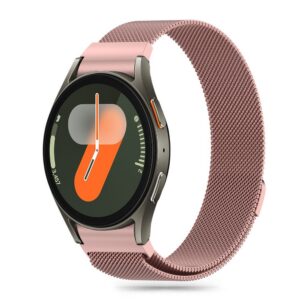 Dirželis Tech-Protect Milaneseband Samsung Galaxy Watch 4 / 5 / 5 Pro / 6 / 7 / FE, rožinio aukso