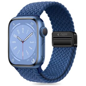 Dirželis Tech-Protect Nylonmag Apple Watch 8 / 9 / 10 / 11 / SE / Ultra (44 / 45 / 46 / 49 mm), mėlynas