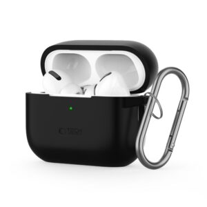 Dėklas Tech-Protect Silicone Hook Apple AirPods Pro 1/2, juodas