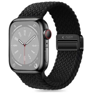 Dirželis Tech-Protect Nylonmag Apple Watch 8 / 9 / 10 / 11 / SE (40 / 41 / 42 mm), juodas