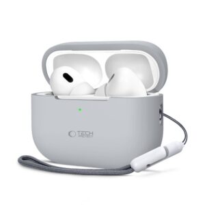 Dėklas Tech-Protect Silicone AirPods Pro 1 / 2, pilkas