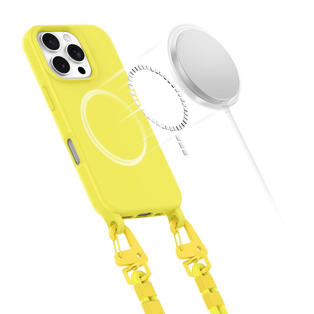 Dėklas Tech-Protect Magnecklace MagSafe iPhone 16 Pro Max, geltonas - Image 3