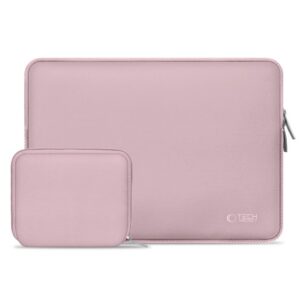 Dėklas nešiojamajam kompiuteriui Tech-Protect NeoSlim 13-14, blankiai rožinis