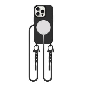 Dėklas Tech-Protect Magnecklace MagSafe iPhone 14 Pro, juodas