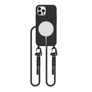 Dėklas Tech-Protect Magnecklace MagSafe iPhone 12 / 12 Pro, juodas
