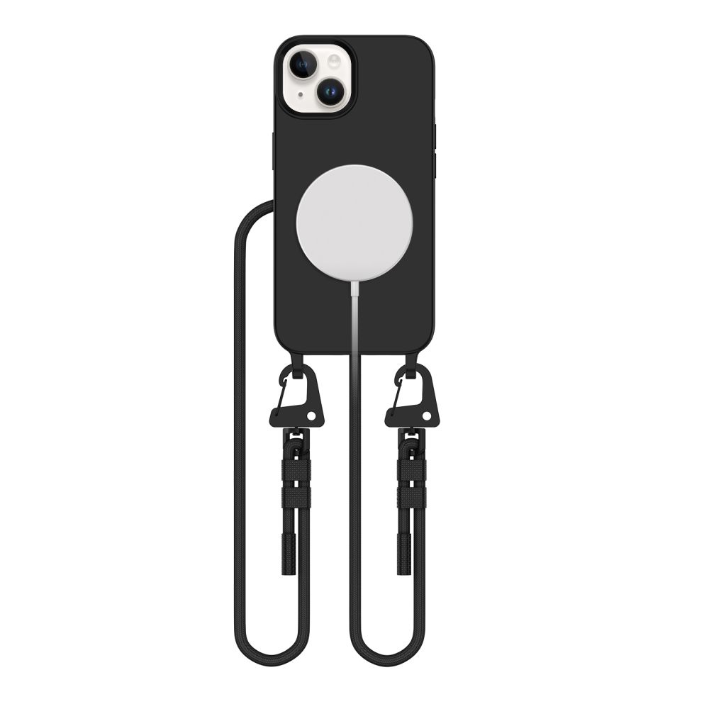 Dėklas Tech-Protect Magnecklace MagSafe iPhone 13, juodas