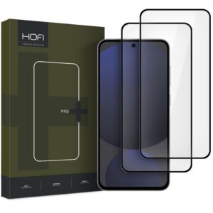 Apsauginis stiklas Hofi Glass Pro+ Galaxy S24 FE, juodas, 2 vnt.