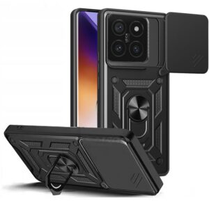 Dėklas Xiaomi 14T Tech-Protect Camshield Pro, juodas