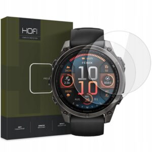 Apsauginis stiklas Hofi Glass Pro+ Garmin Fenix 8 / 8 Pro (51 mm), 2 vnt., skaidrus