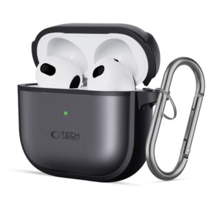 Dėklas Tech-Protect Magmat Apple AirPods 4, matinis juodas
