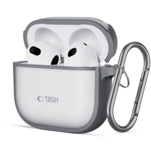 Dėklas Tech-Protect Magmat Apple AirPods 4, matinis pilkas