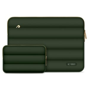 Dėklas Tech-Protect Puffy Laptop 15-16, žalias