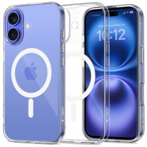 Dėklas Tech-Protect FlexAir MagSafe iPhone 16, skaidrus