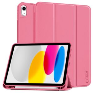 Dėklas Tech-Protect SmartCase Pen iPad 10.9 (2022) / 11 (2025), purpurinis