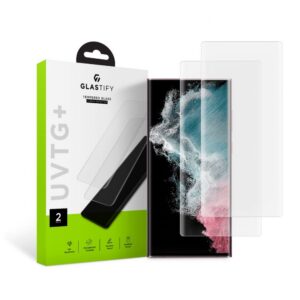 Apsauginis stiklas Glastify UVTG+ 2 vnt. Galaxy S22 Ultra