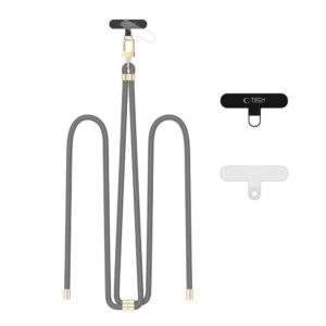 Dirželis Tech-Protect C7S Rope Crossbody, pilkas/auksinis
