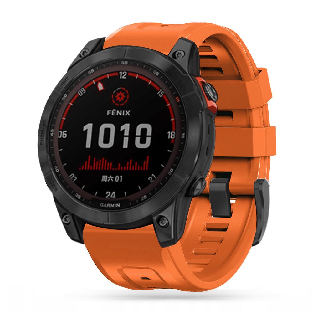 Dirželis Tech-Protect Iconband Garmin Fenix 5X / 5X Plus / 6X / 6X Pro / 7X / 8 / 8 Pro (51 mm) Orange - Image 2