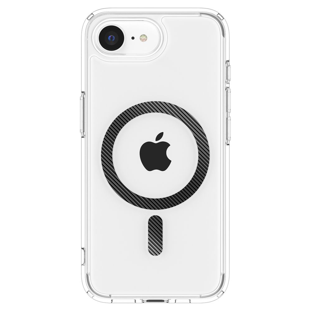 Dėklas Spigen Ultra Hybrid Mag MagSafe iPhone 16e / 17e, karbono rašto - Image 2
