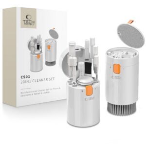 Valymo rinkinys Tech-Protect CS01 20in1, baltas