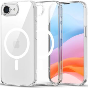 Dėklas Tech-Protect FlexAir Hybrid MagSafe iPhone 16E / 17E, skaidrus