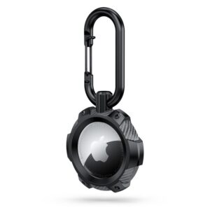 Dėklas Tech-Protect TpuCarbon Apple AirTag 1/2 Juodas