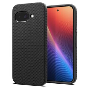 Dėklas Spigen Liquid Air Google Pixel 9a, matinis juodas