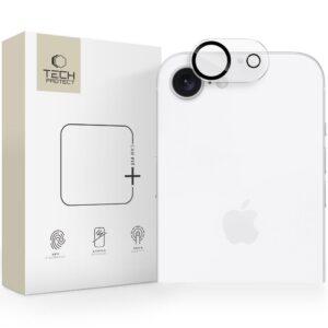 Kameros apsauginis stiklas Tech-Protect Cam Fit+ iPhone 16e / 17e, skaidrus